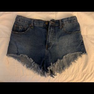 High waisted blue jeans size 27 from forever 21
